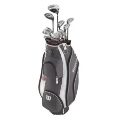 Wilson Magnolia Petite Womens Right Hand Complete Golf Club Set - Cart
