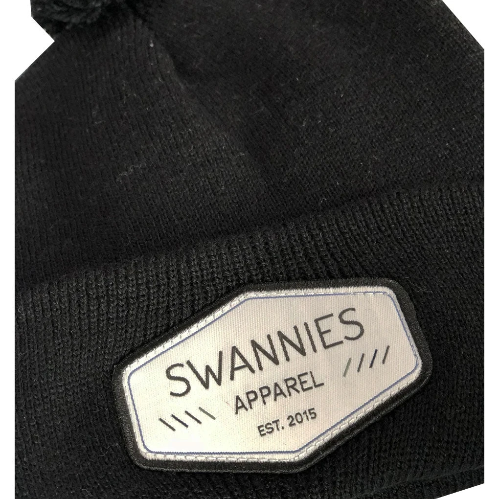 Swannies Farrell Black Mens Golf Beanie - Image 2