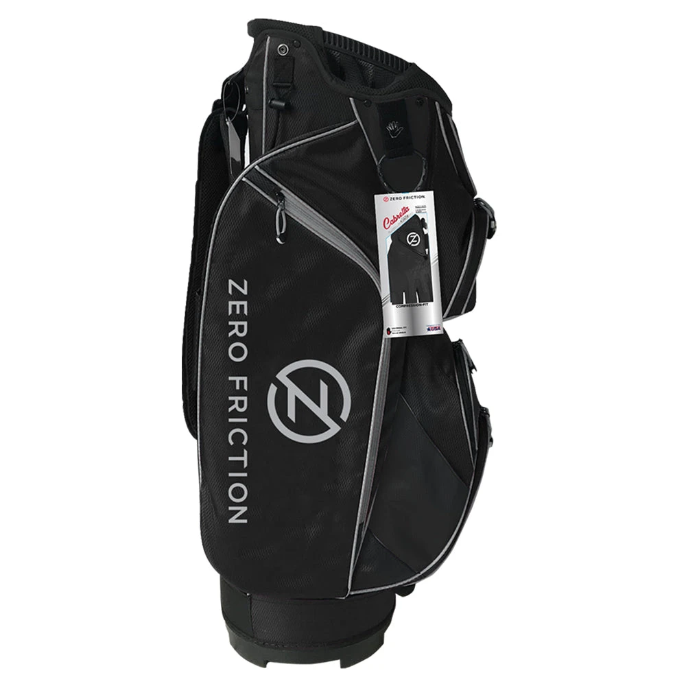 Zero Friction Golf Cart Bag With Glove And Towel