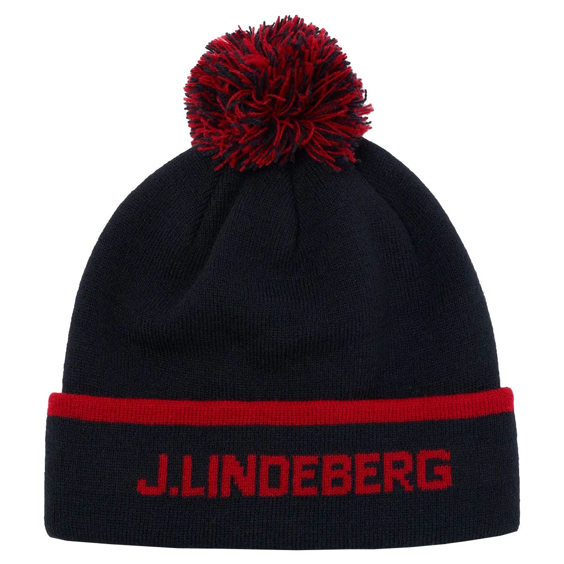 J.Lindeberg J. Lindeberg Stripe Navy Mens Golf Beanie