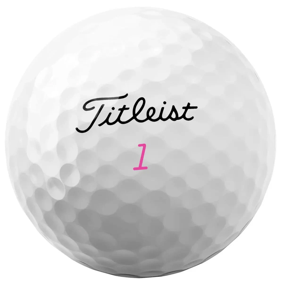 Titleist Pro V1 Pink Numbers Golf Balls - Dozen - Image 2