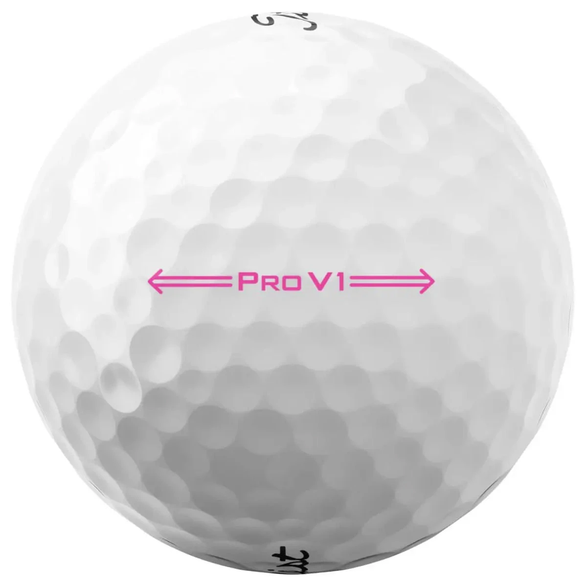 Titleist Pro V1 Pink Numbers Golf Balls - Dozen - Image 3