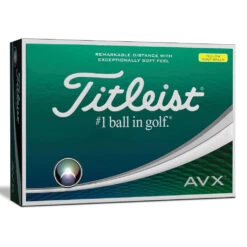 Titleist AVX Yellow Golf Balls - Dozen
